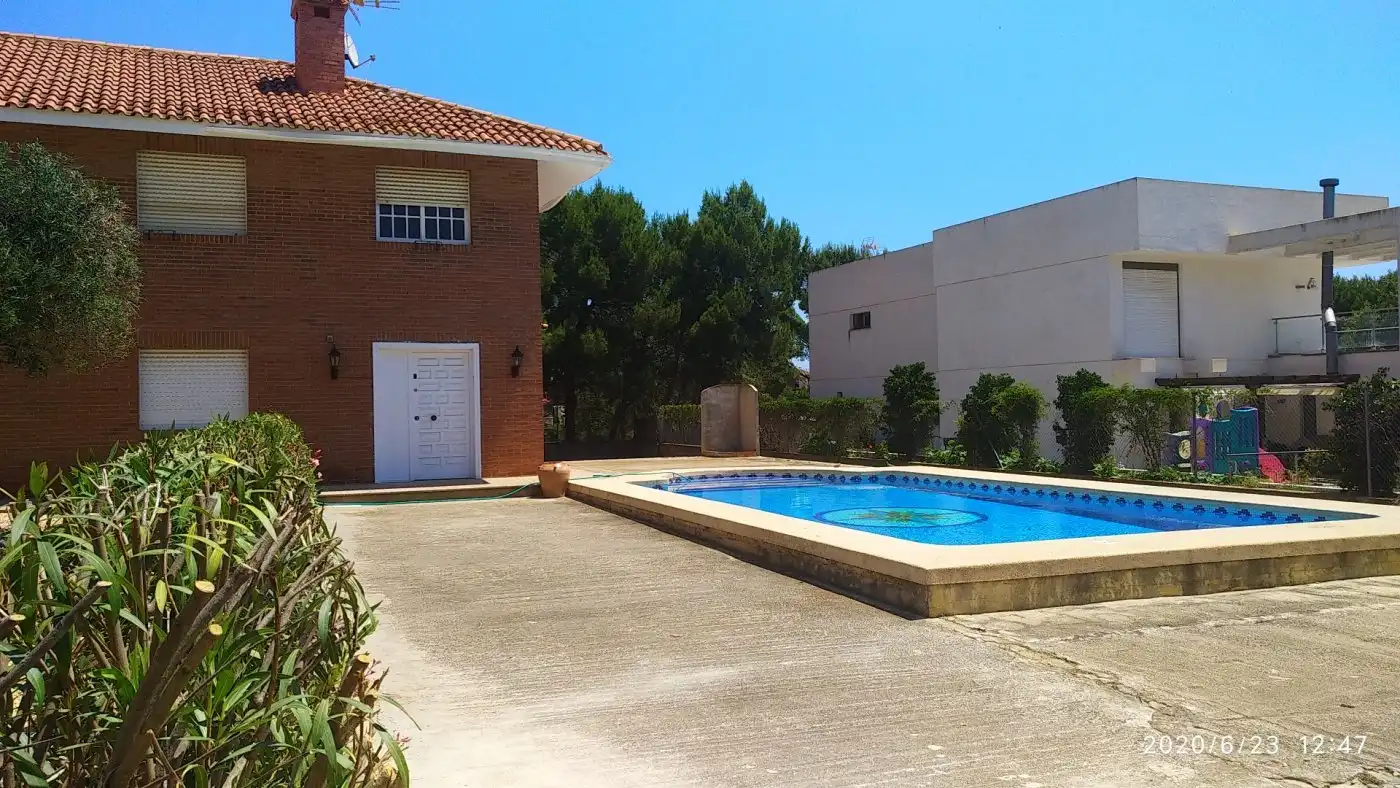 Swimming pool of Houses for sale in La Nucia  with Private garden, Terrace and Storage room