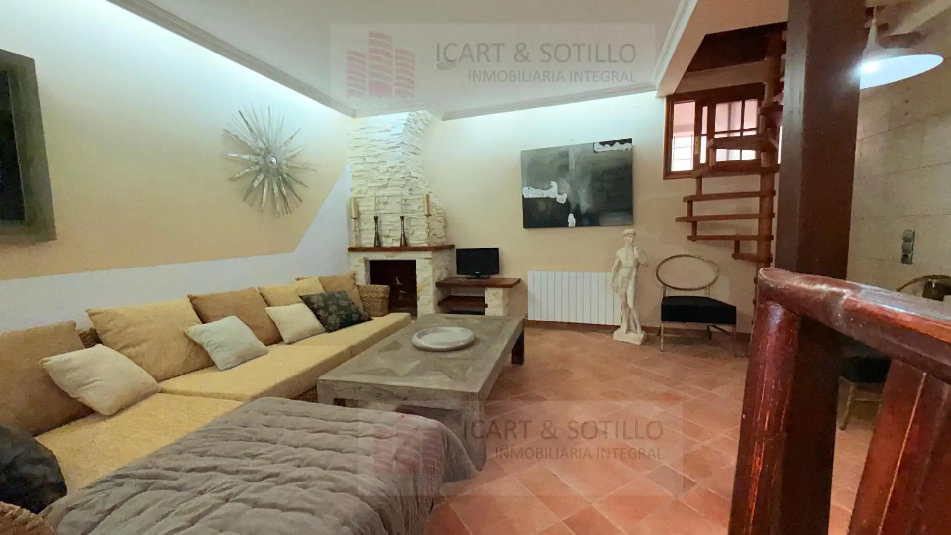 Sala d'estar de Casa o xalet en venda en Vinaròs amb Calefacció, Terrassa i Moblat