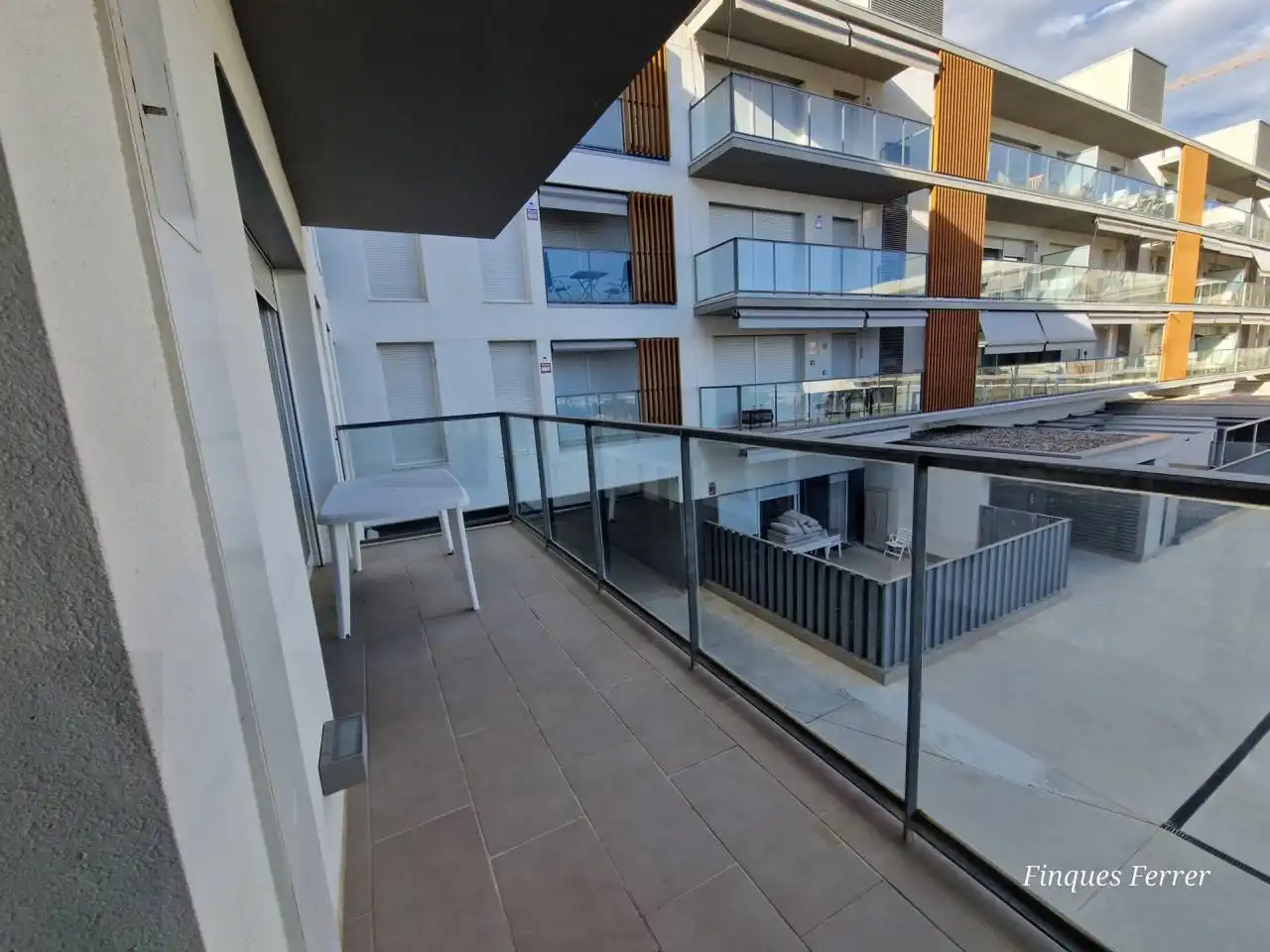 Terraza de Piso de alquiler en Cubelles con Aire acondicionado, Calefacción y Parquet