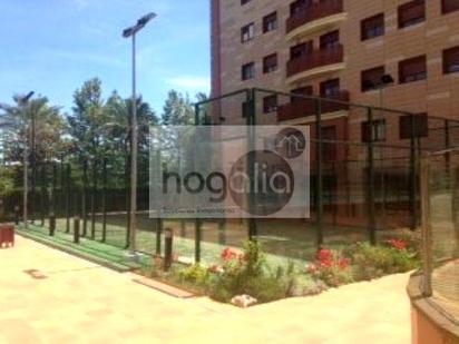 Garden of Flat to rent in  Sevilla Capital  with Air Conditioner, Swimming Pool and Furnished