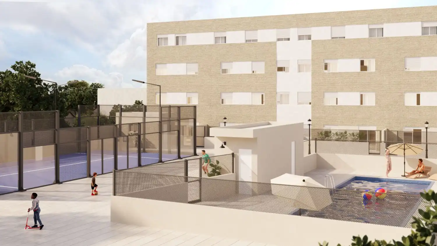 Exterior view of Flat for sale in Almazora / Almassora  with Storage room and Community pool