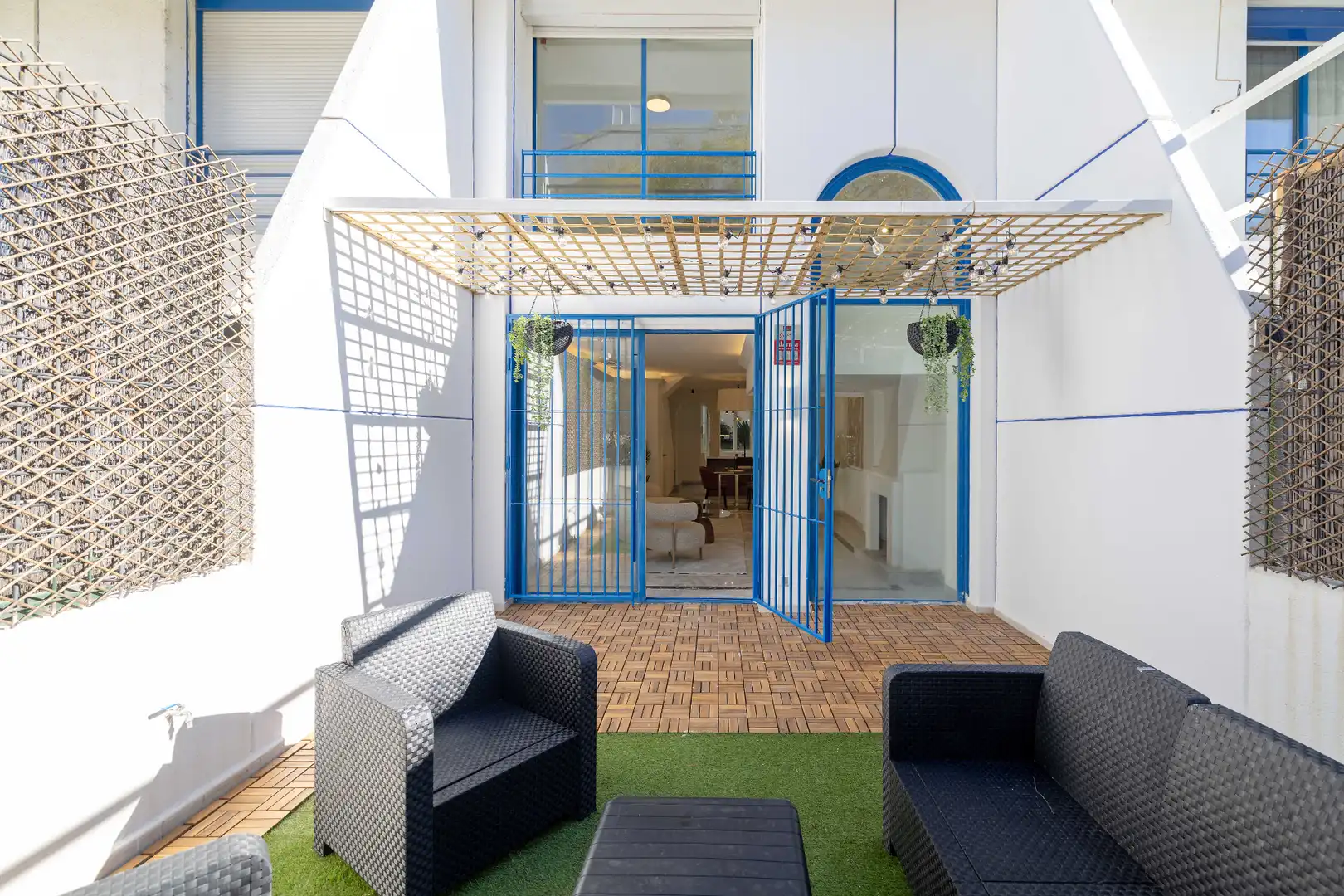 Terrasse von Erdgeschoss zum Verkauf in Marbella mit Klimaanlage, Heizung und Terrasse