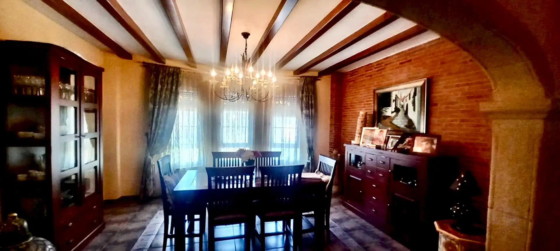 Dining room of Houses for sale in San Vicente del Raspeig / Sant Vicent del Raspeig  with Heating, Private garden and Terrace