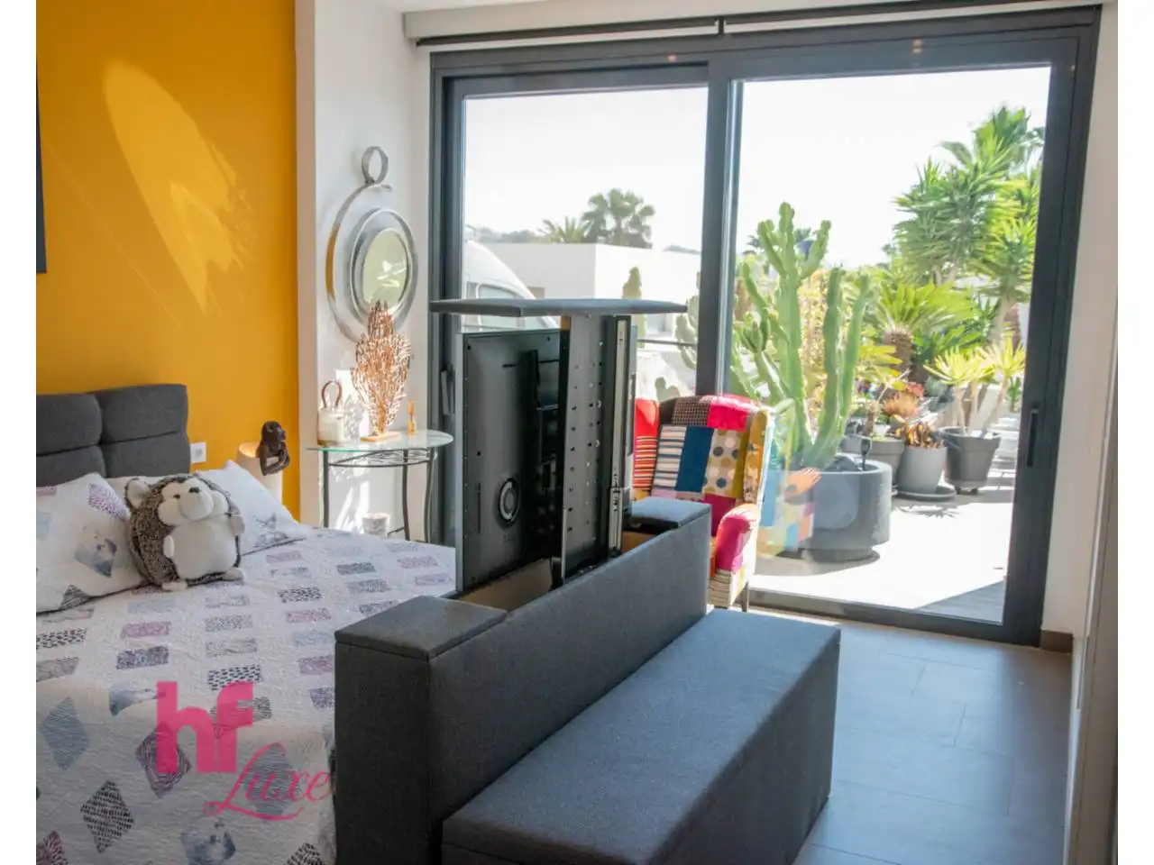 Sala d'estar de Casa o xalet en venda en Moraira amb Aire condicionat, Calefacció i Jardí privat
