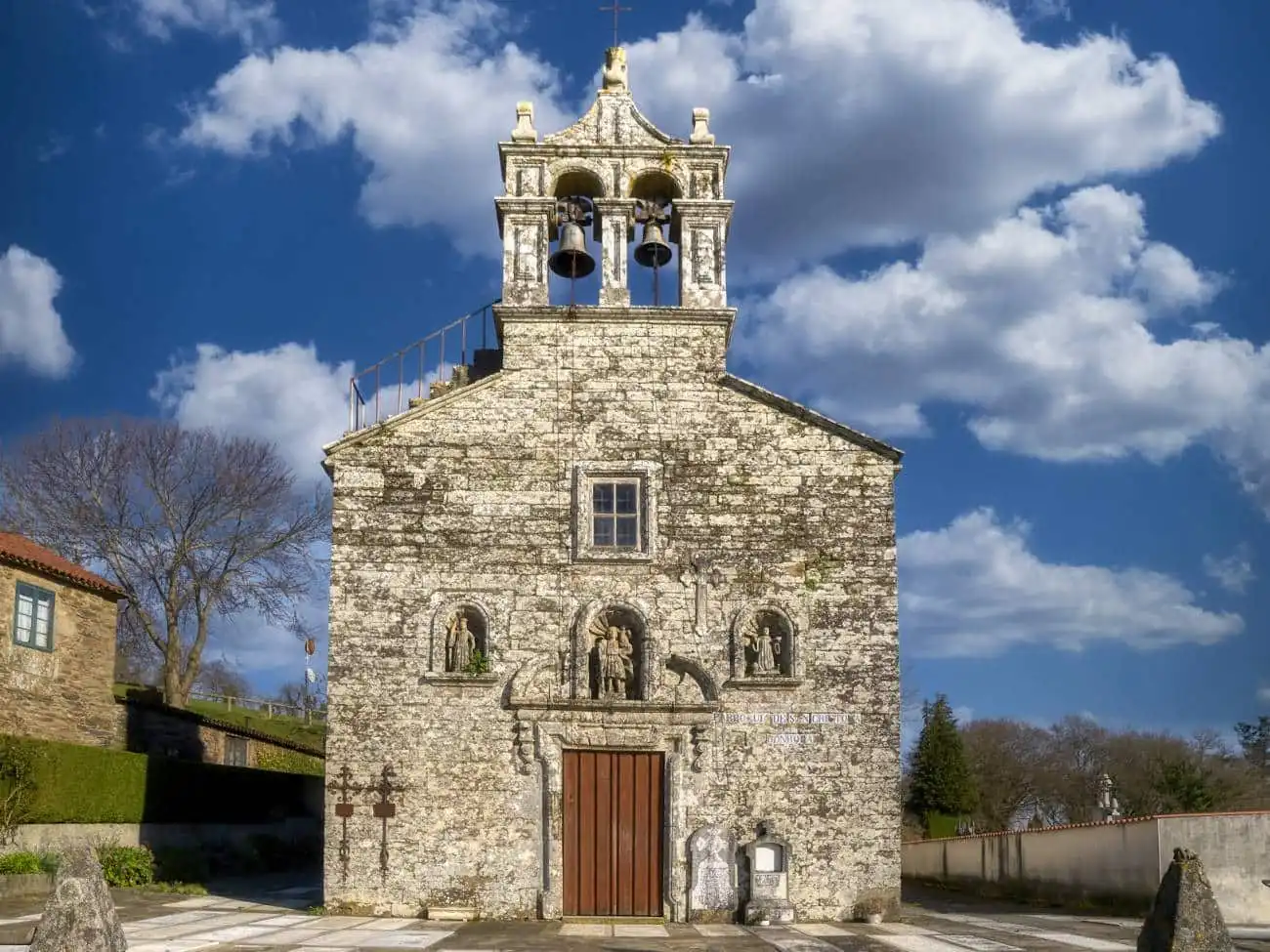 Vista exterior de Finca rústica en venta en Arzúa con Jardín privado