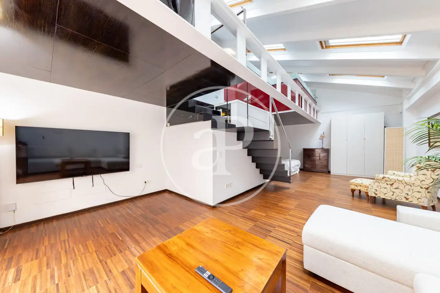 Living room of Flat for rent in  Palma de Mallorca  with Air Conditioner, Heating and Furnished