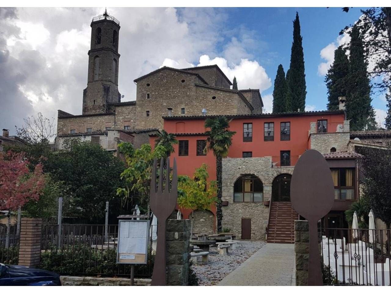 Vista exterior de Local en venda en Mieres (Girona)