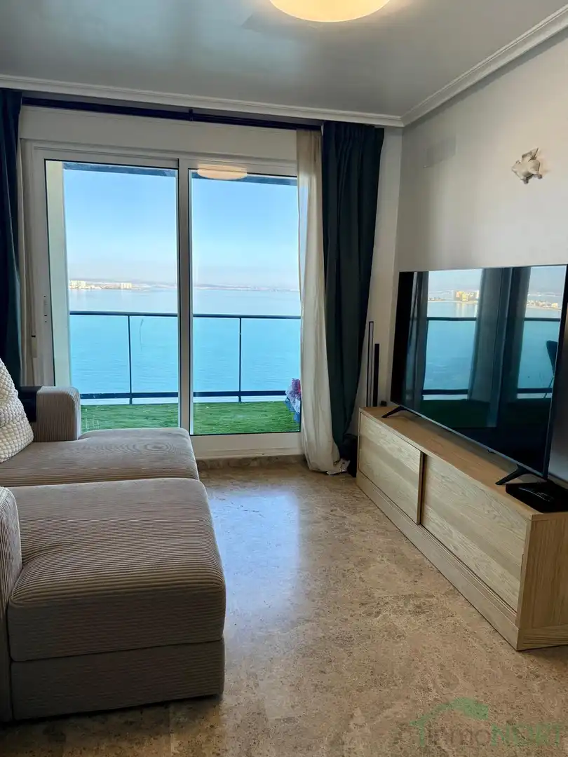 Wohnzimmer von Dachboden zum Verkauf in La Manga del Mar Menor mit Terrasse, Möbliert und Gemeinschaftspool