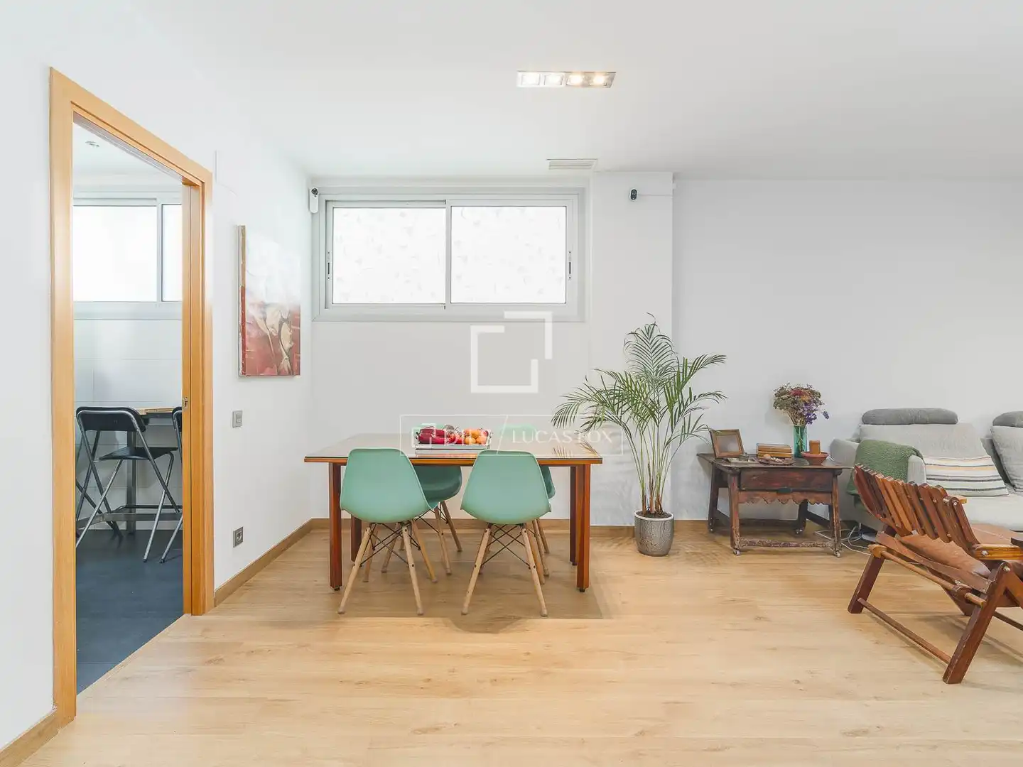 Dining room of Flat for sale in Barcelona  with Air Conditioner, Terrace and Storage room