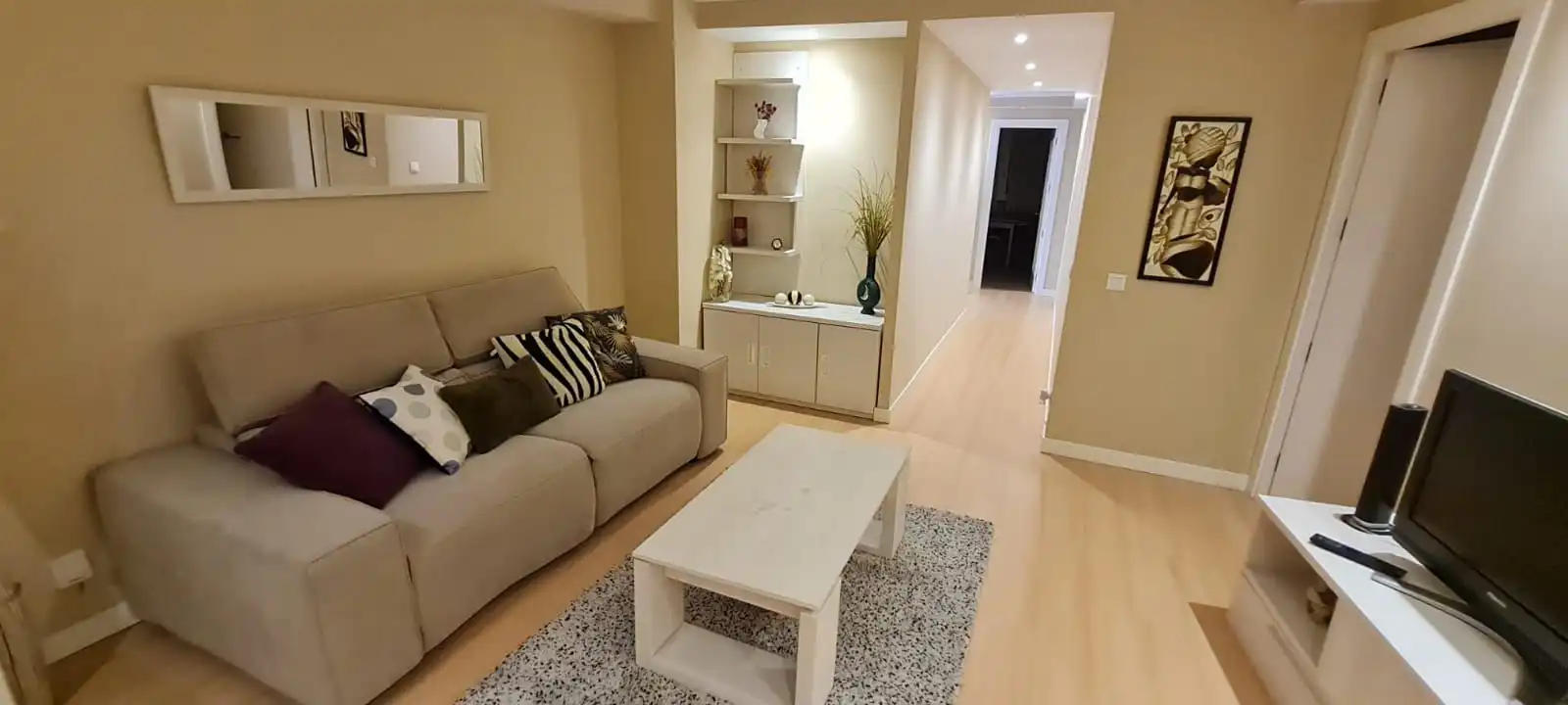 Sala de estar de Piso de alquiler en Valladolid con Calefacción y Amueblado