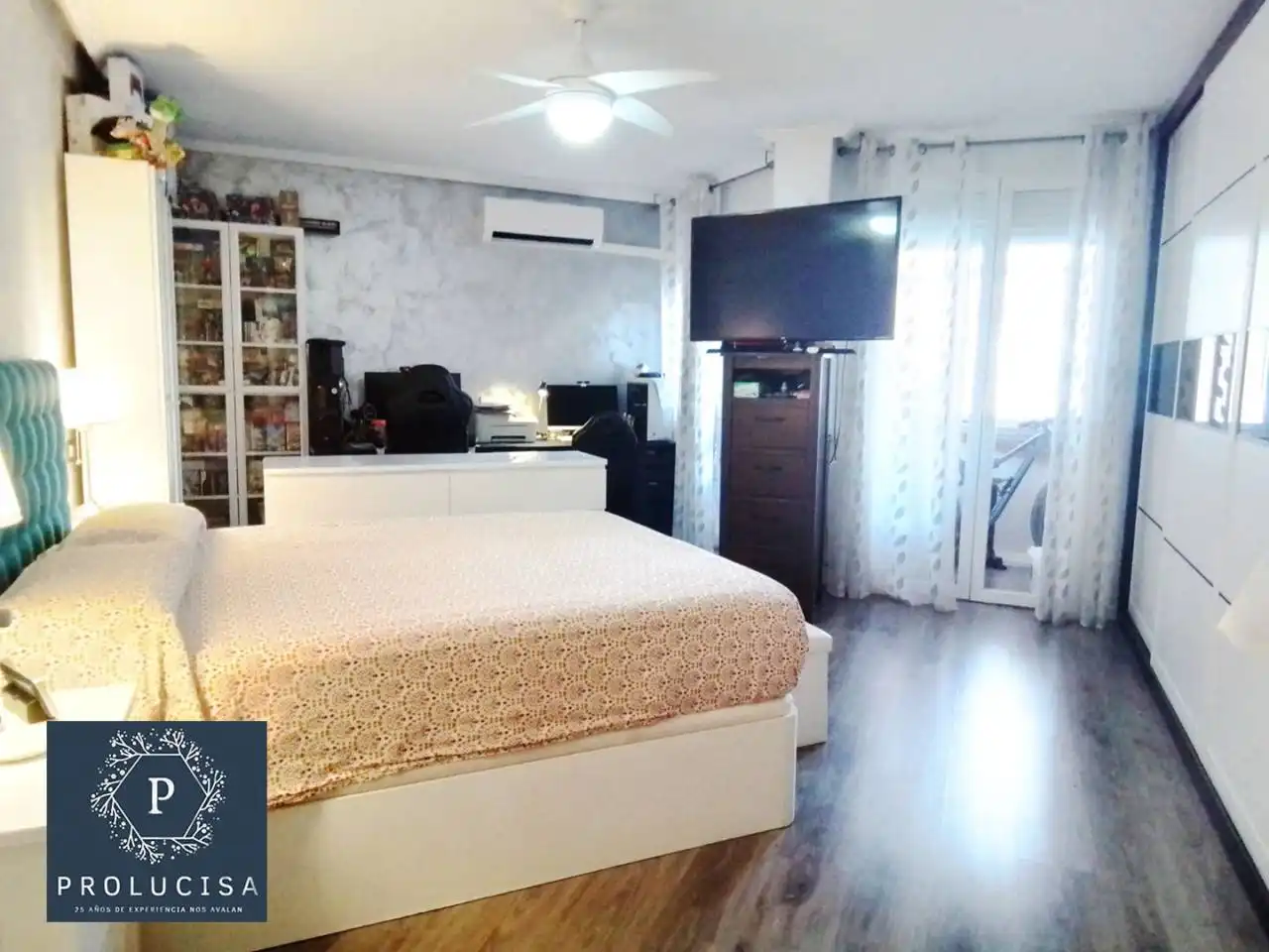 Bedroom of Flat for sale in Móstoles  with Air Conditioner, Heating and Terrace
