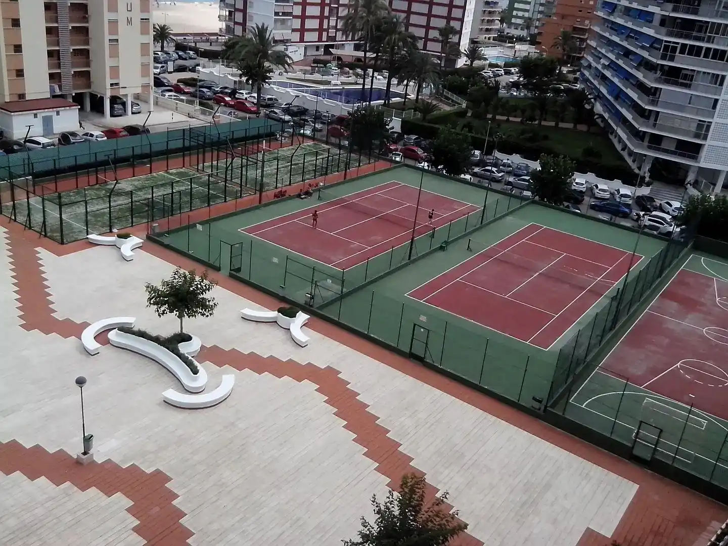 Terraza de Apartamento de alquiler en Cullera con Piscina y Balcón