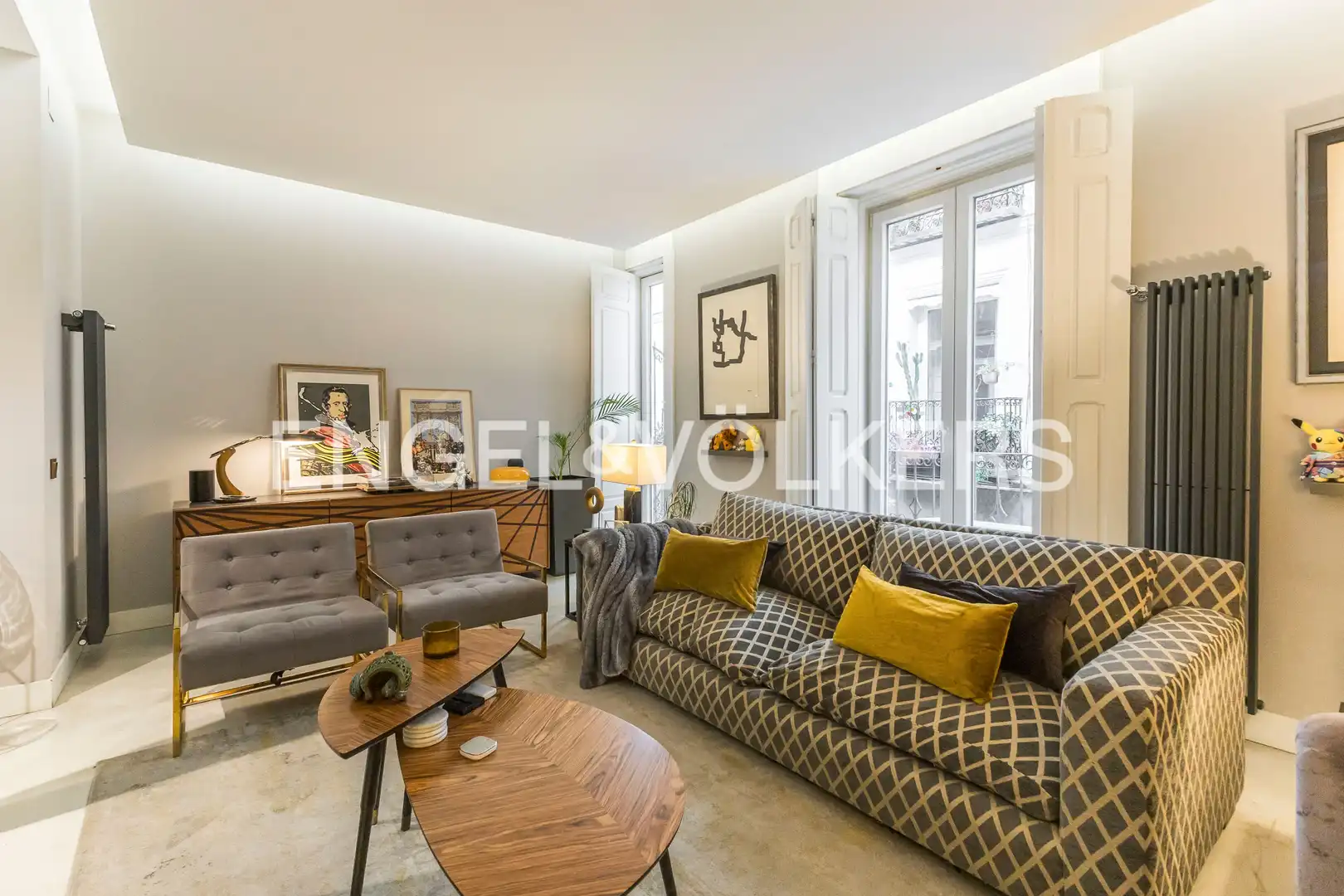 Wohnzimmer von Wohnung zum Verkauf in  Madrid Capital mit Heizung