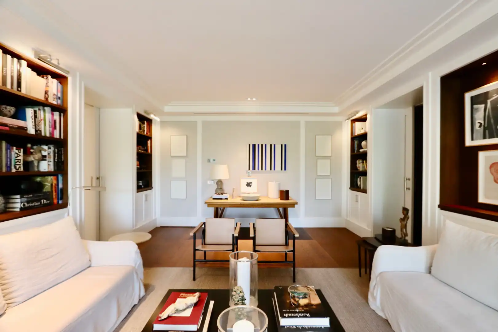 Living room of Flat for sale in Madrid  with Air Conditioner, Heating and Parquet flooring