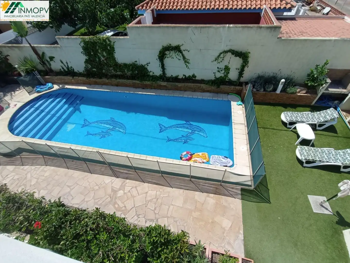 Piscina de Casa o xalet en venda en Vinaròs amb Calefacció, Jardí privat i Terrassa