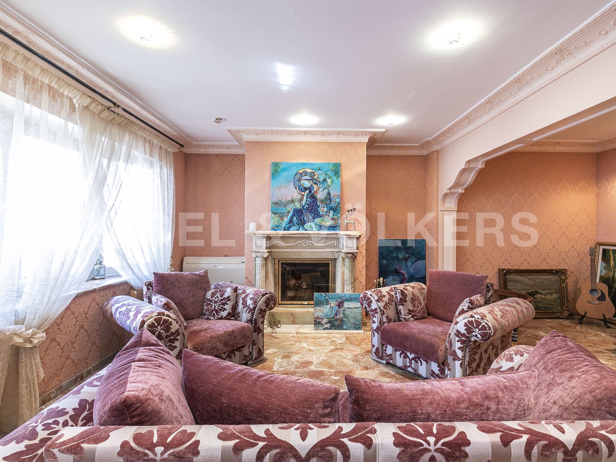 Sala d'estar de Casa o xalet en venda en Sant Just Desvern amb Aire condicionat, Calefacció i Parquet