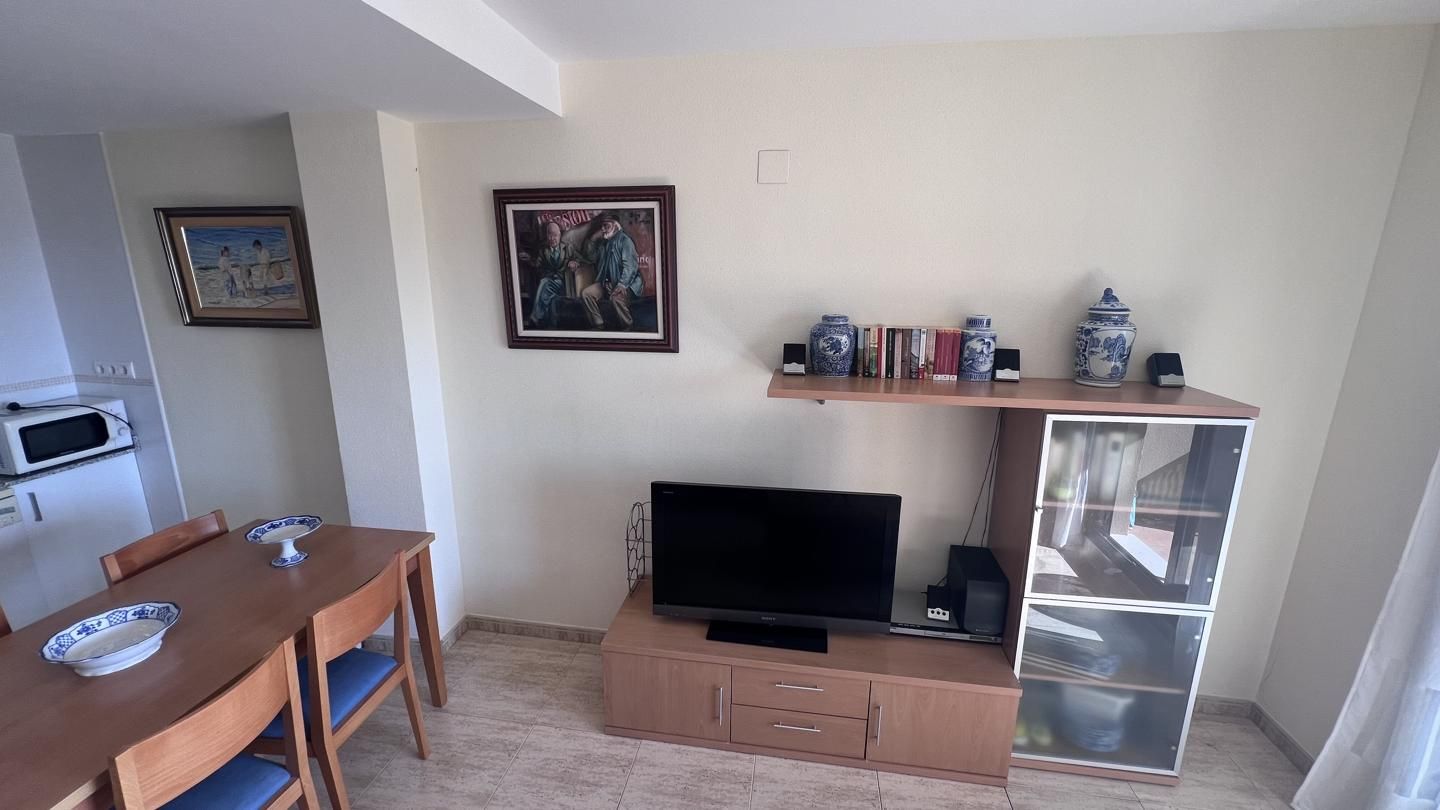Sala d'estar de Pis en venda en Torreblanca amb Aire condicionat, Jardí privat i Terrassa