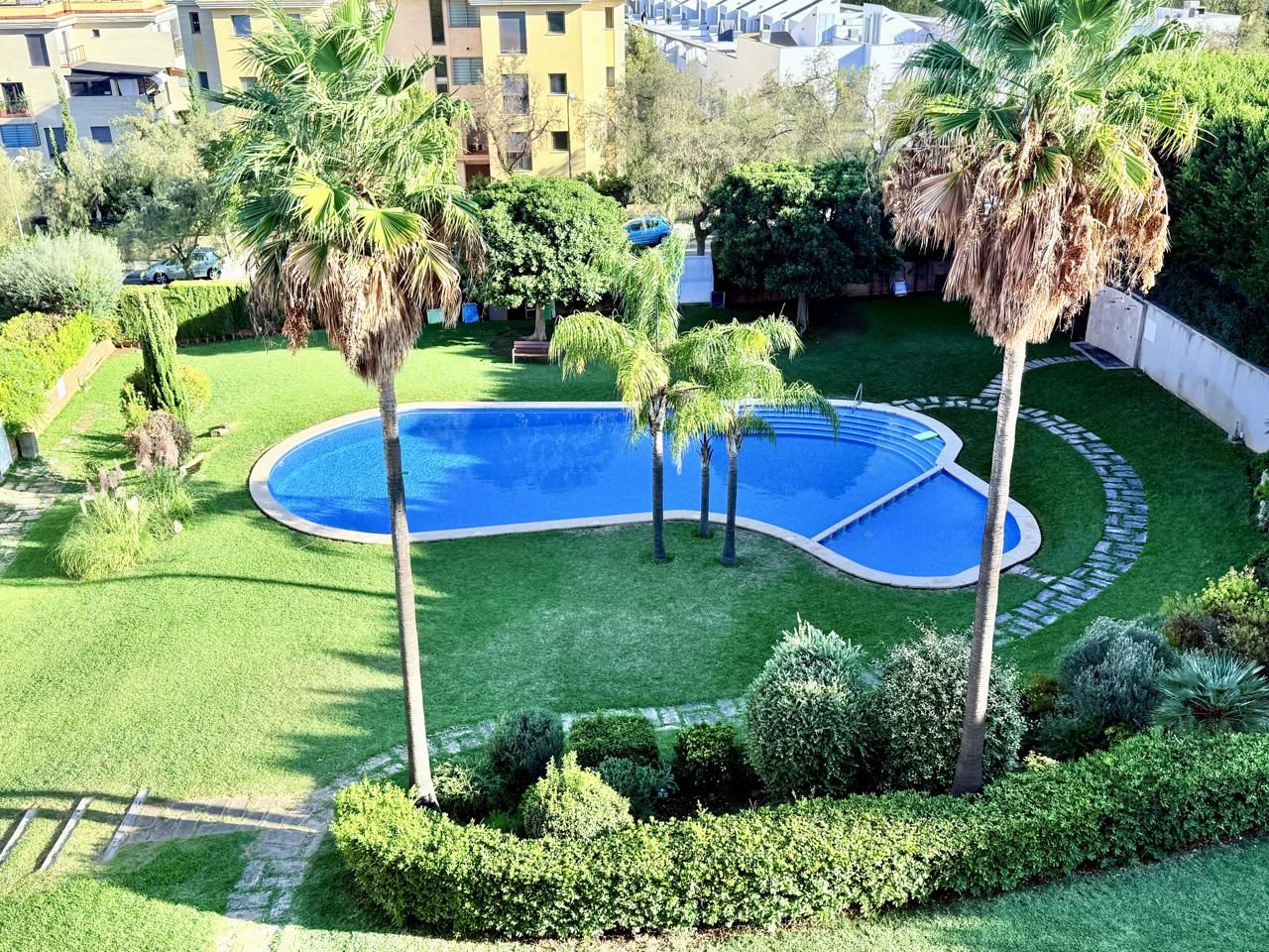 Piscina de Piso de alquiler en  Palma de Mallorca con Aire acondicionado, Parquet y Terraza