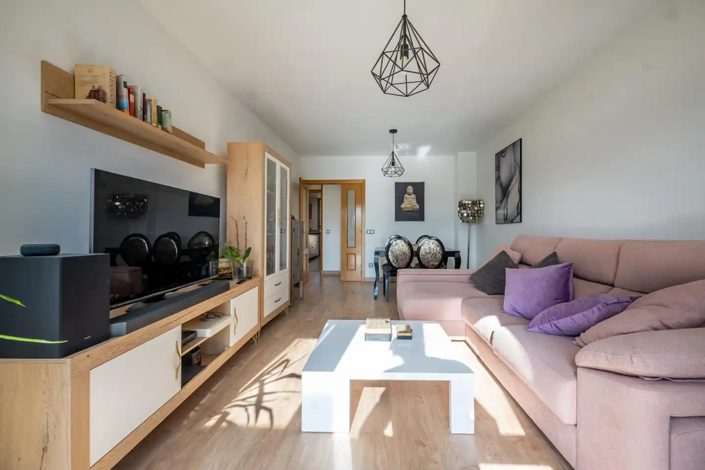 Sala de estar de Piso en venta en Ávila con Calefacción, Trastero y Amueblado