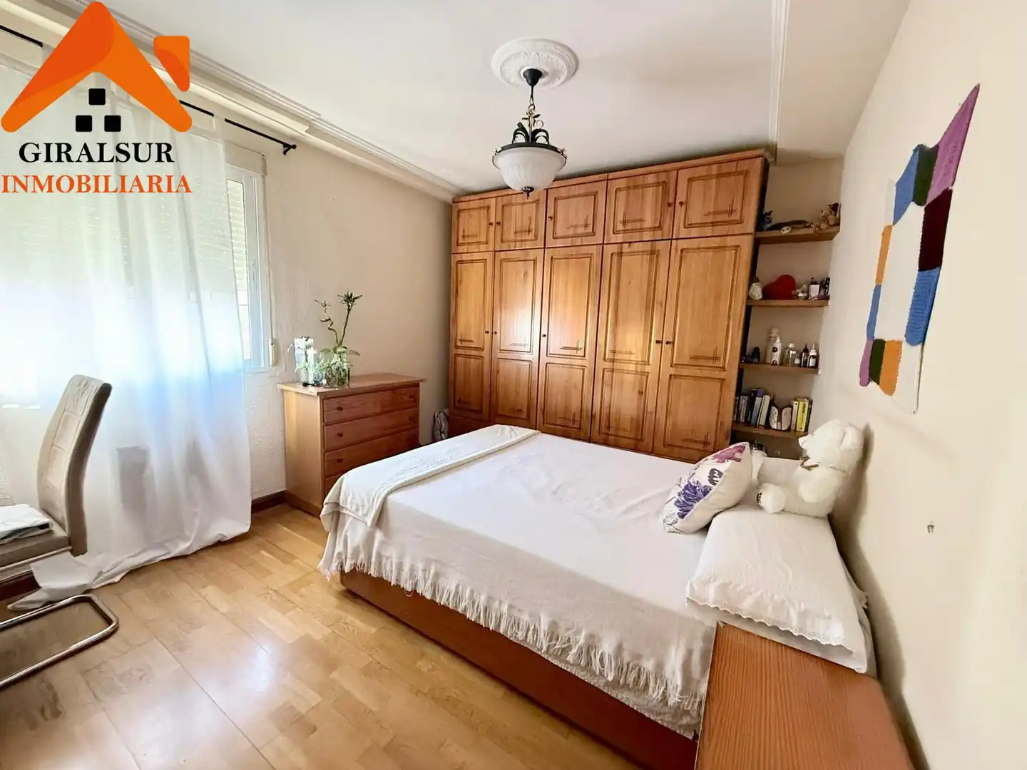 Bedroom of Flat for sale in Sevilla  with Air Conditioner and Terrace