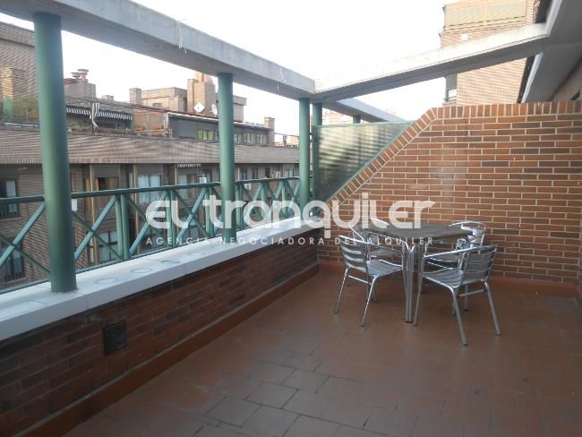 Terrace of Attic to rent in  Madrid Capital  with Terrace and Washing machine