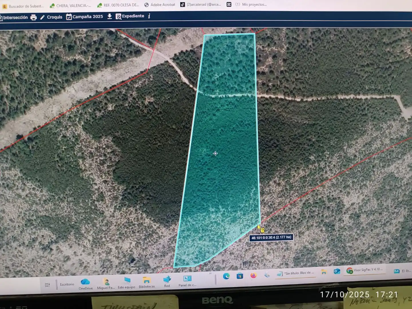 Terreno en venta en Cortes de Pallás