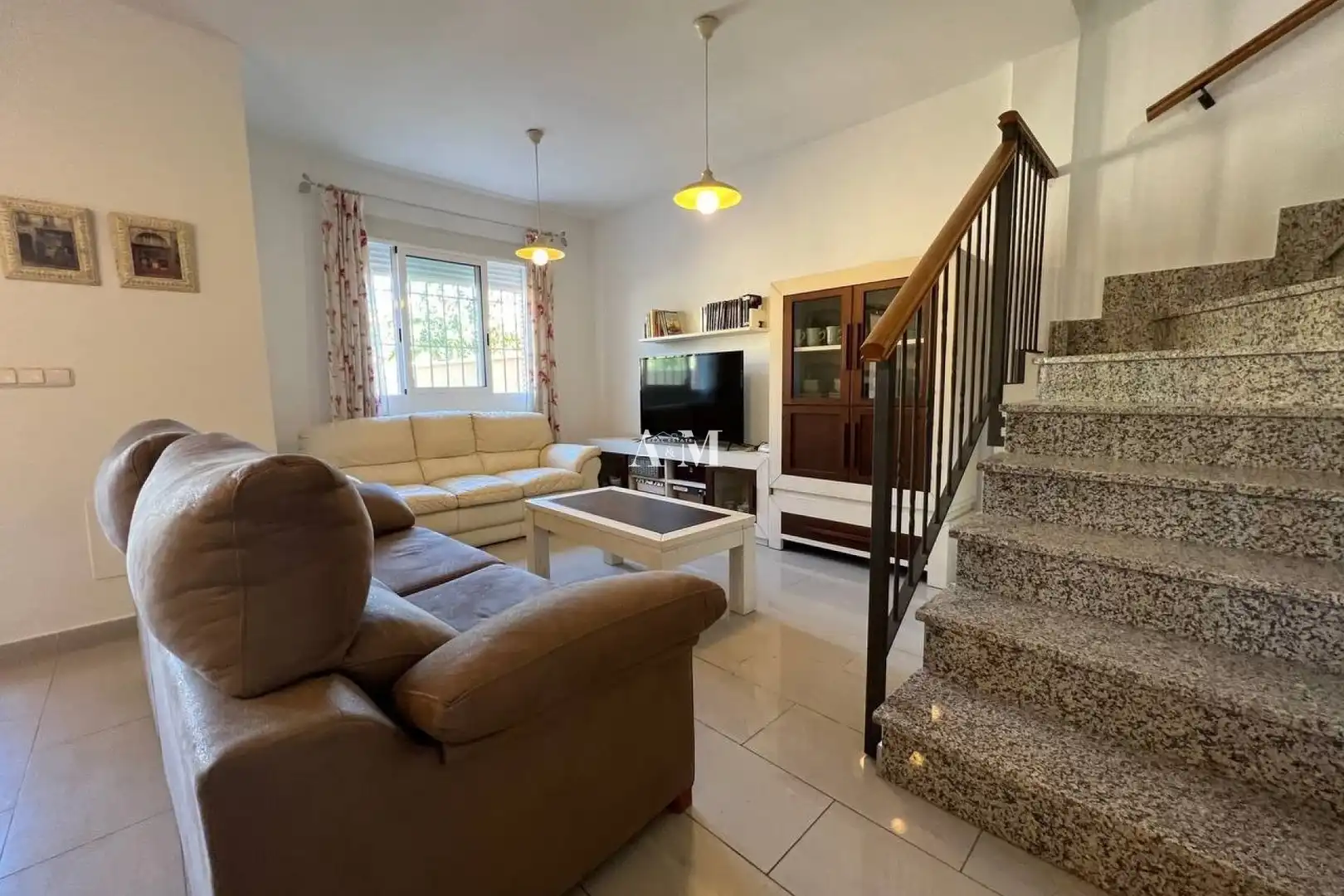 Sala de estar de Casa o chalet de alquiler en Pilar de la Horadada con Aire acondicionado, Calefacción y Jardín privado