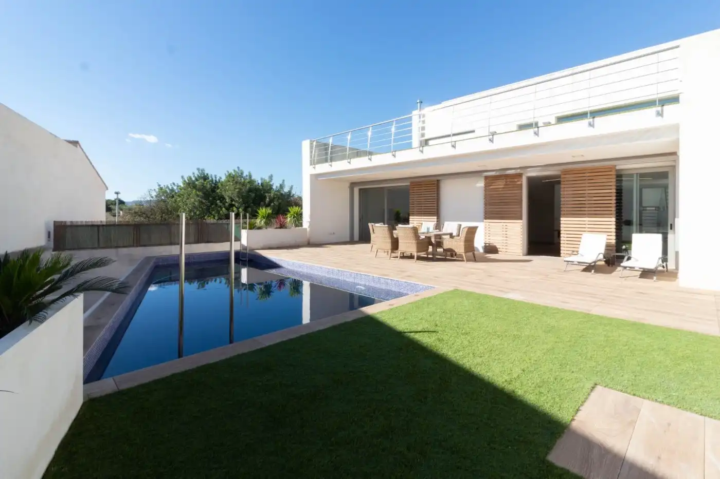 Swimming pool of Houses for sale in Turís  with Air Conditioner, Heating and Private garden