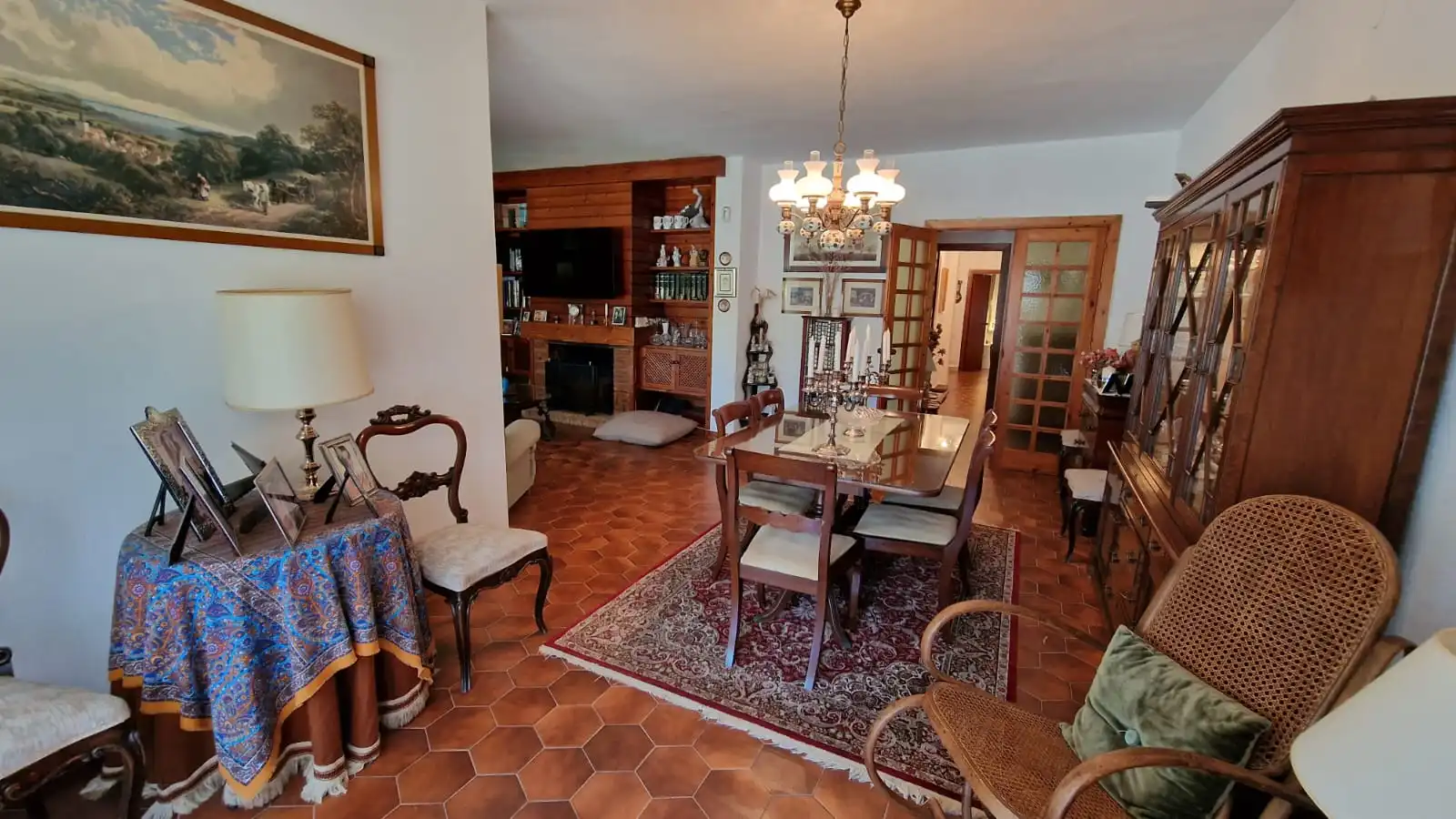 Dining room of Detached homes for sale in El Puerto de Santa María  with Air Conditioner, Private garden and Storage room