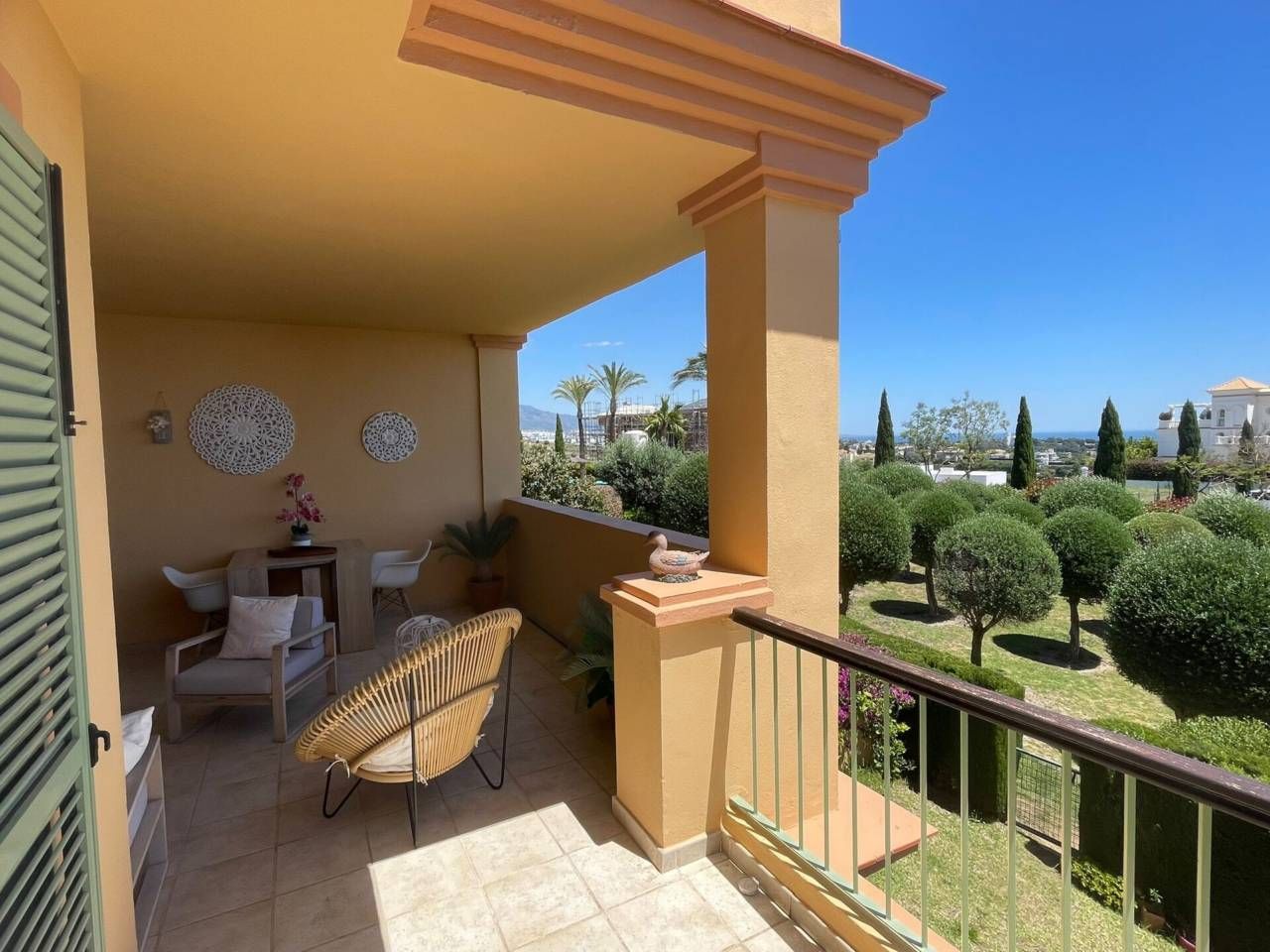 Garden of Flat to rent in Benahavís  with Air Conditioner, Heating and Terrace