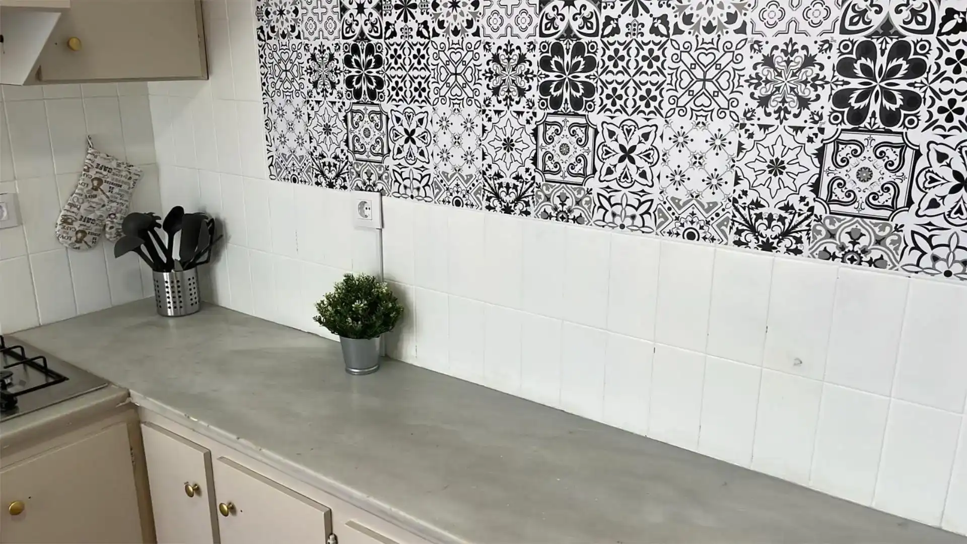 Kitchen of Flat for rent in Carlet  with Furnished and Balcony