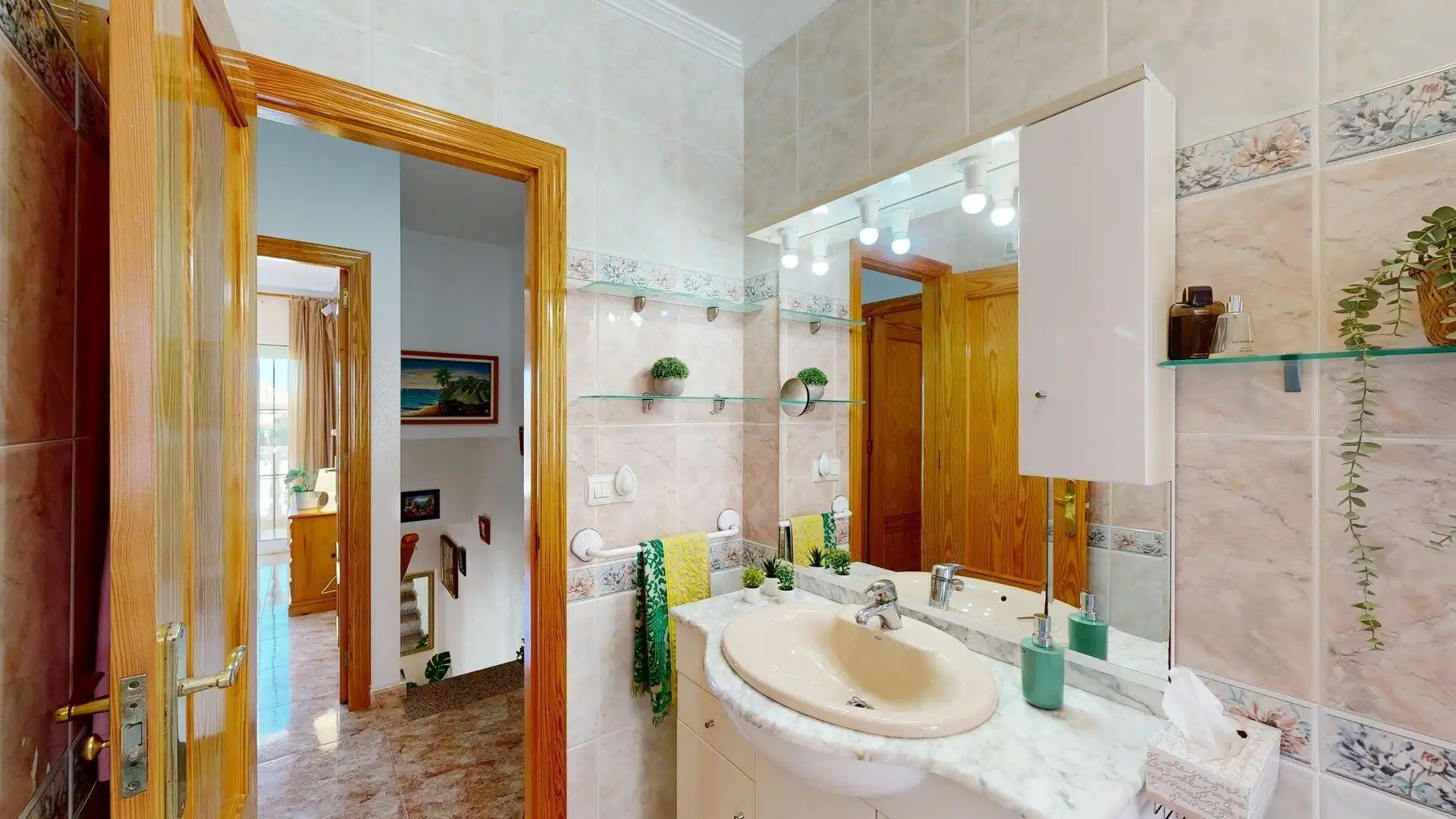 Baño de Casa adosada en venta en Pilar de la Horadada con Jardín privado, Terraza y Balcón