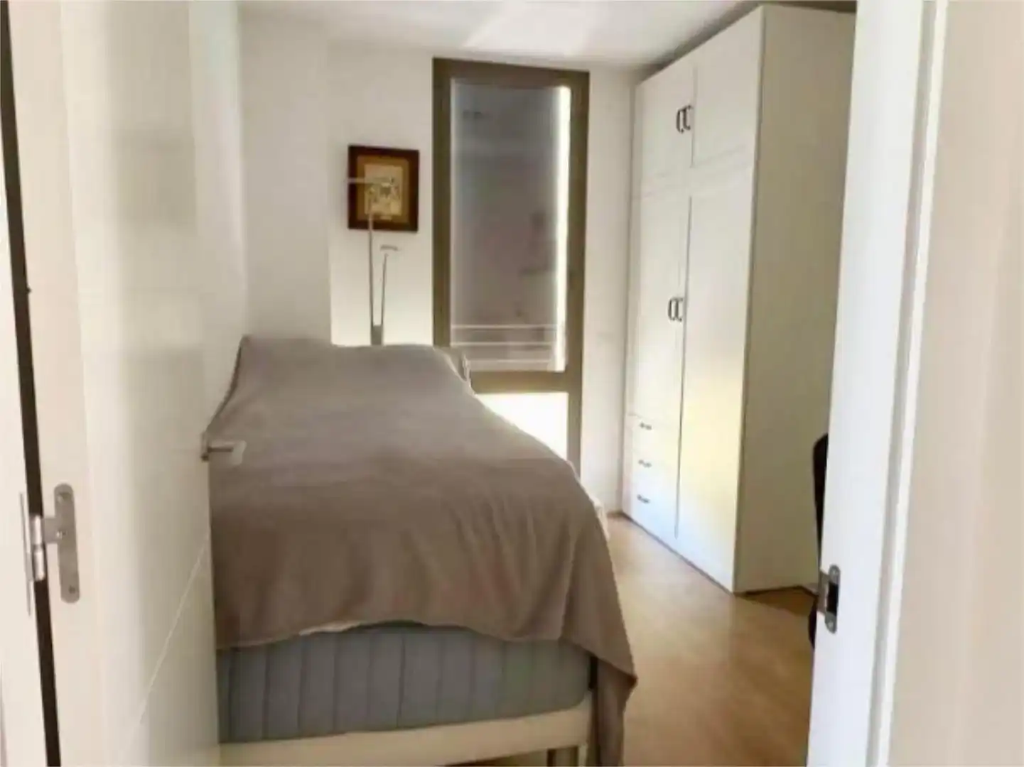 Schlafzimmer von Wohnungen zur Miete in  Barcelona Capital mit Klimaanlage und Schwimmbad