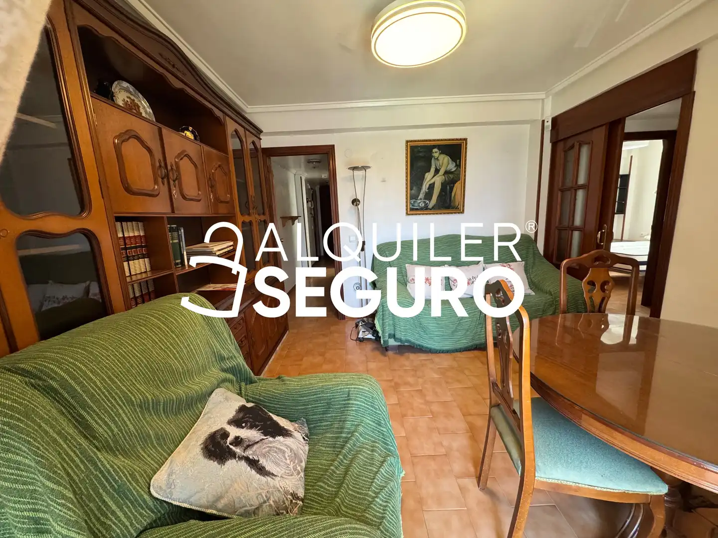 Living room of Flat for rent in Málaga  with Furnished