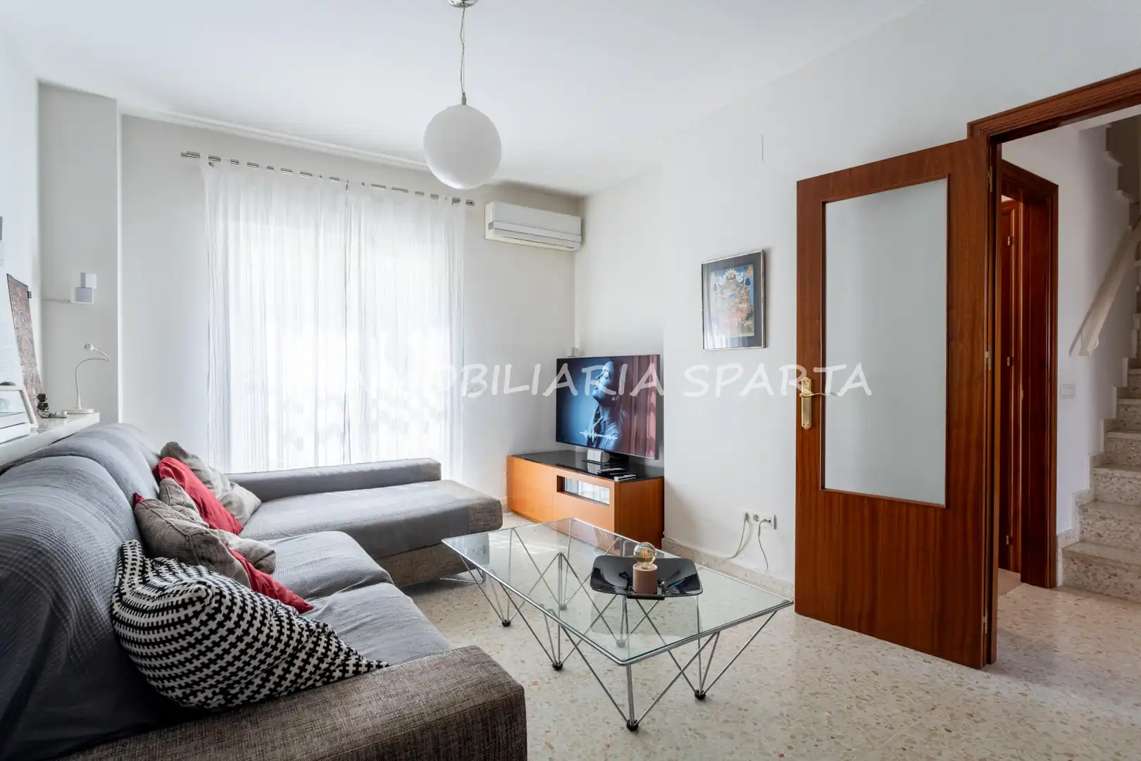 Living room of Detached homes for sale in Bollullos de la Mitación  with Air Conditioner, Terrace and Oven