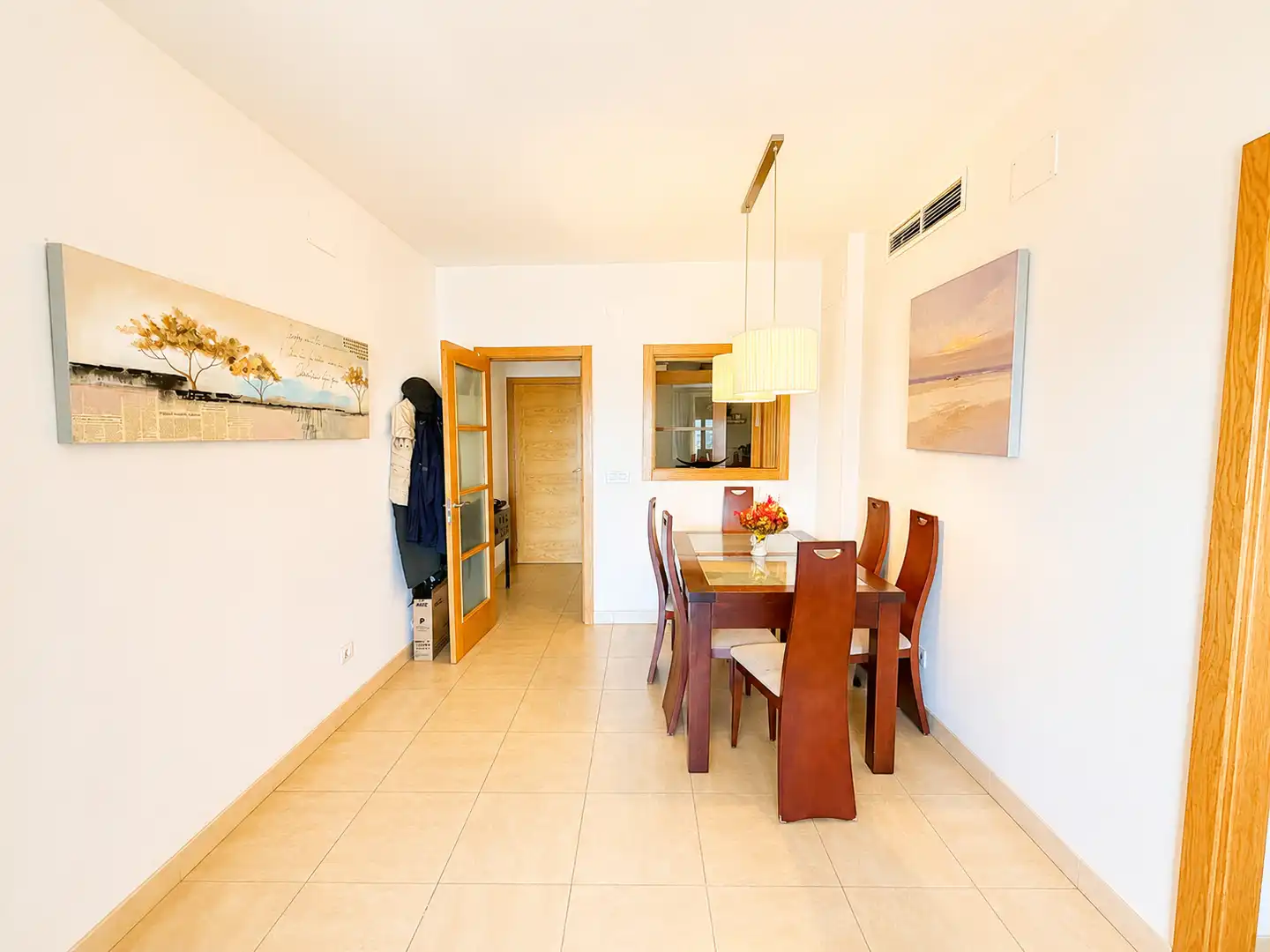 Dining room of Flat for sale in Sevilla  with Air Conditioner and Community pool