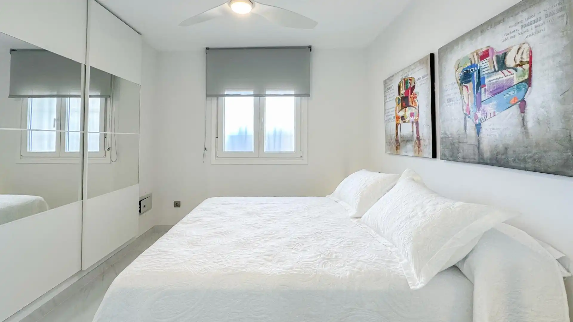 Habitación de Piso de alquiler en Málaga con Aire acondicionado, Jardín privado y Terraza