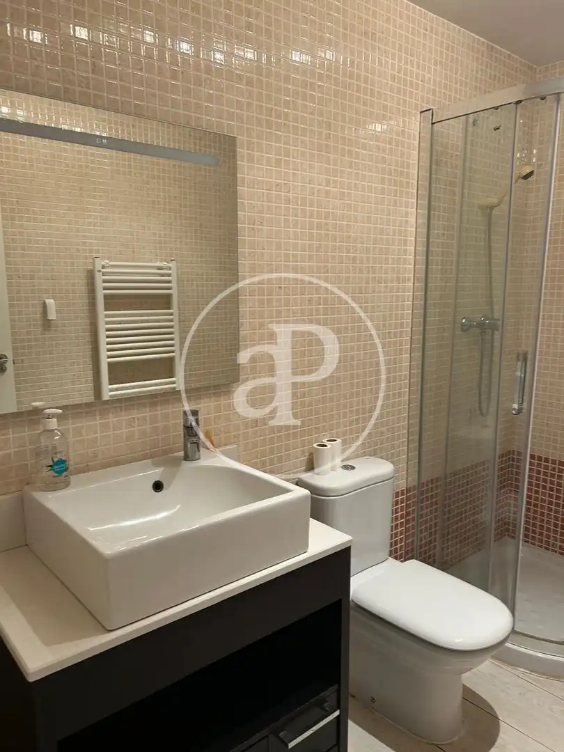 Bathroom of Flat for rent in Riba-roja de Túria  with Air Conditioner, Heating and Private garden