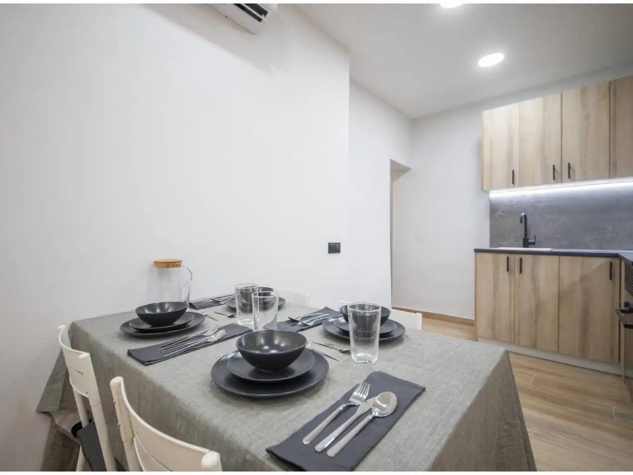 Kitchen of Flat for sale in Igualada  with Parquet flooring and Furnished