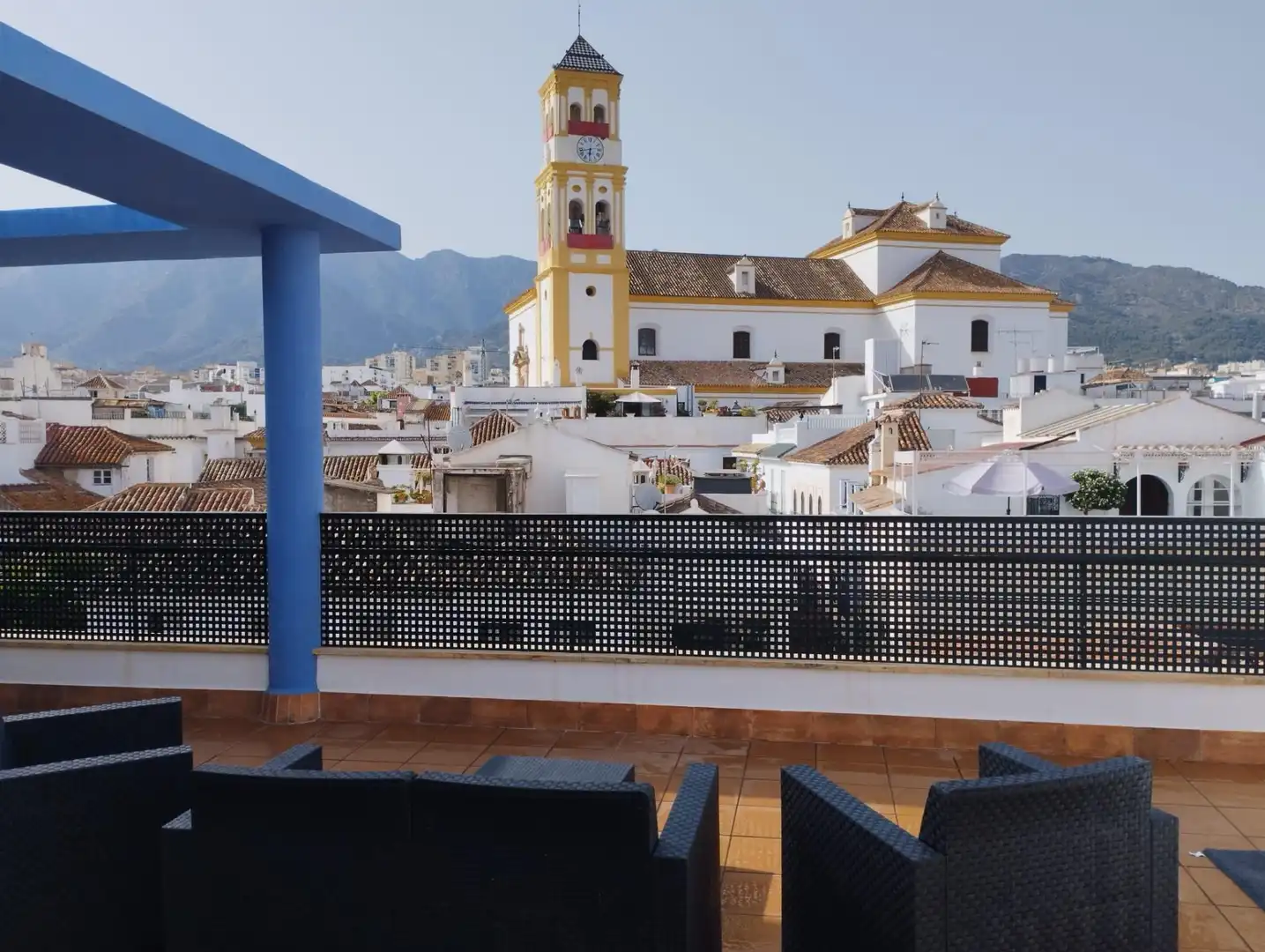 Terrasse von Dachboden zur Miete in Marbella