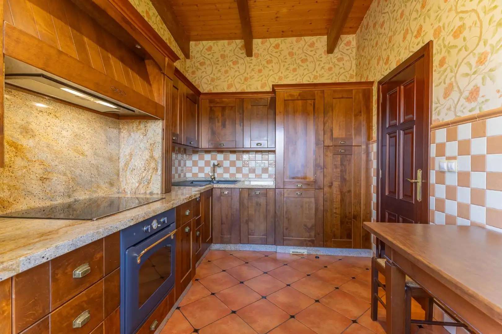 Cocina de Casa o chalet en venta en A Cañiza   con Calefacción, Jardín privado y Terraza