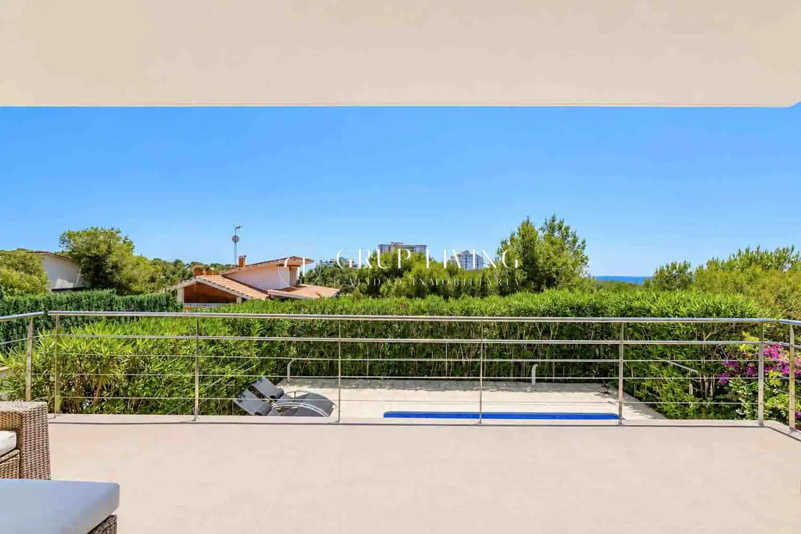 Terrace of Houses for sale in Sant Pere de Ribes  with Air Conditioner, Heating and Private garden