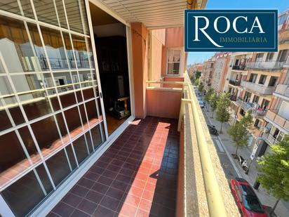 Balcony of Attic for sale in  Barcelona Capital  with Air Conditioner, Heating and Parquet flooring