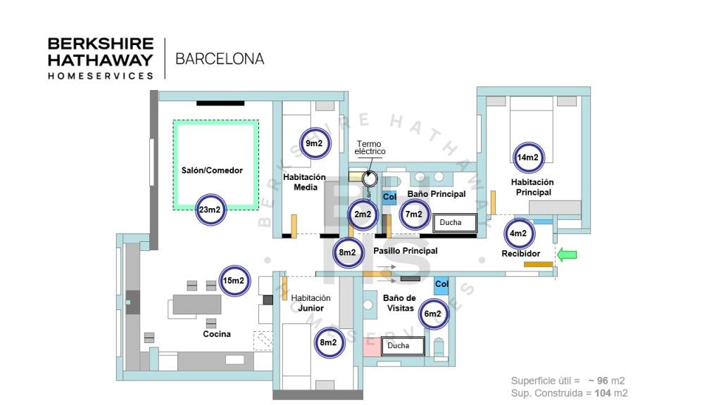 Vista exterior de Apartament en venda en  Barcelona Capital amb Aire condicionat, Calefacció i Parquet