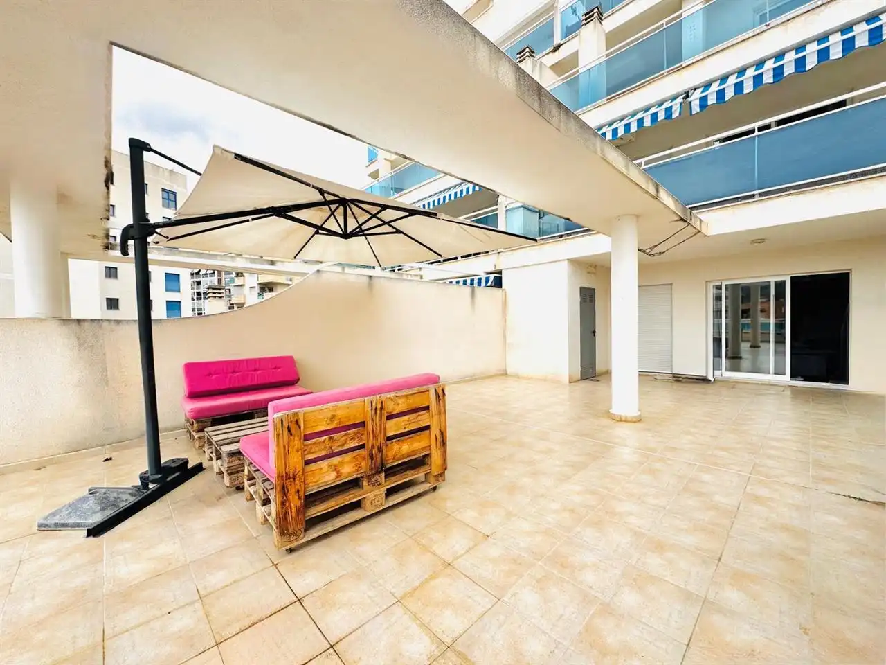 Terraza de Piso en venta en Villajoyosa / La Vila Joiosa con Aire acondicionado, Calefacción y Terraza