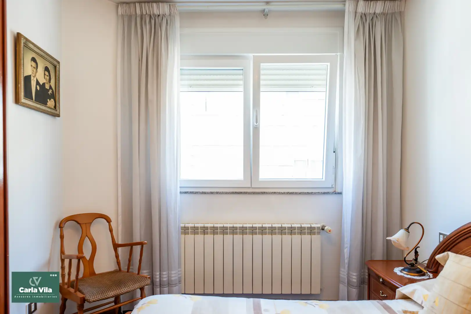 Bedroom of Apartments for sale in Lugo  with Heating, Parquet flooring and Storage room