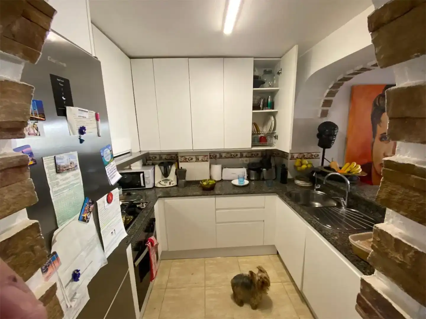 Cocina de Piso en venta en Santa Eulària des Riu con Aire acondicionado, Amueblado y Balcón