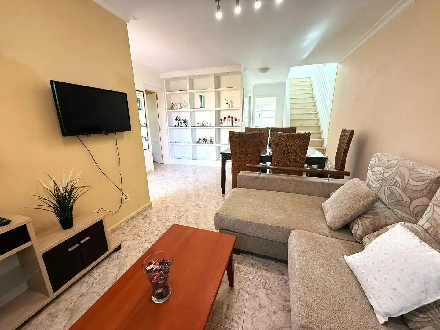 Wohnzimmer von Maisonette zum Verkauf in Pájara mit Balkon