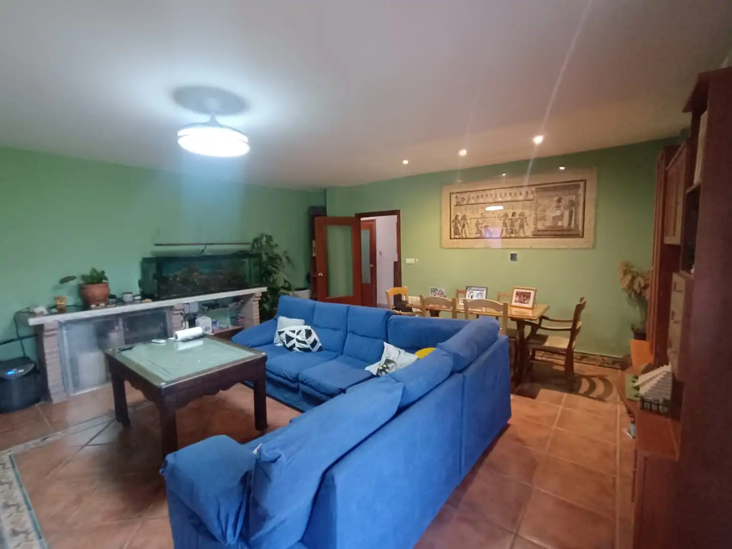 Sala de estar de Casa o chalet en venta en Pilas con Jardín privado y Piscina