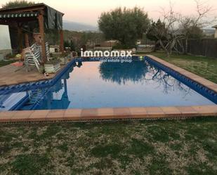 Schwimmbecken von Haus oder Chalet miete in Santa Eulàlia de Ronçana mit Klimaanlage, Terrasse und Schwimmbad